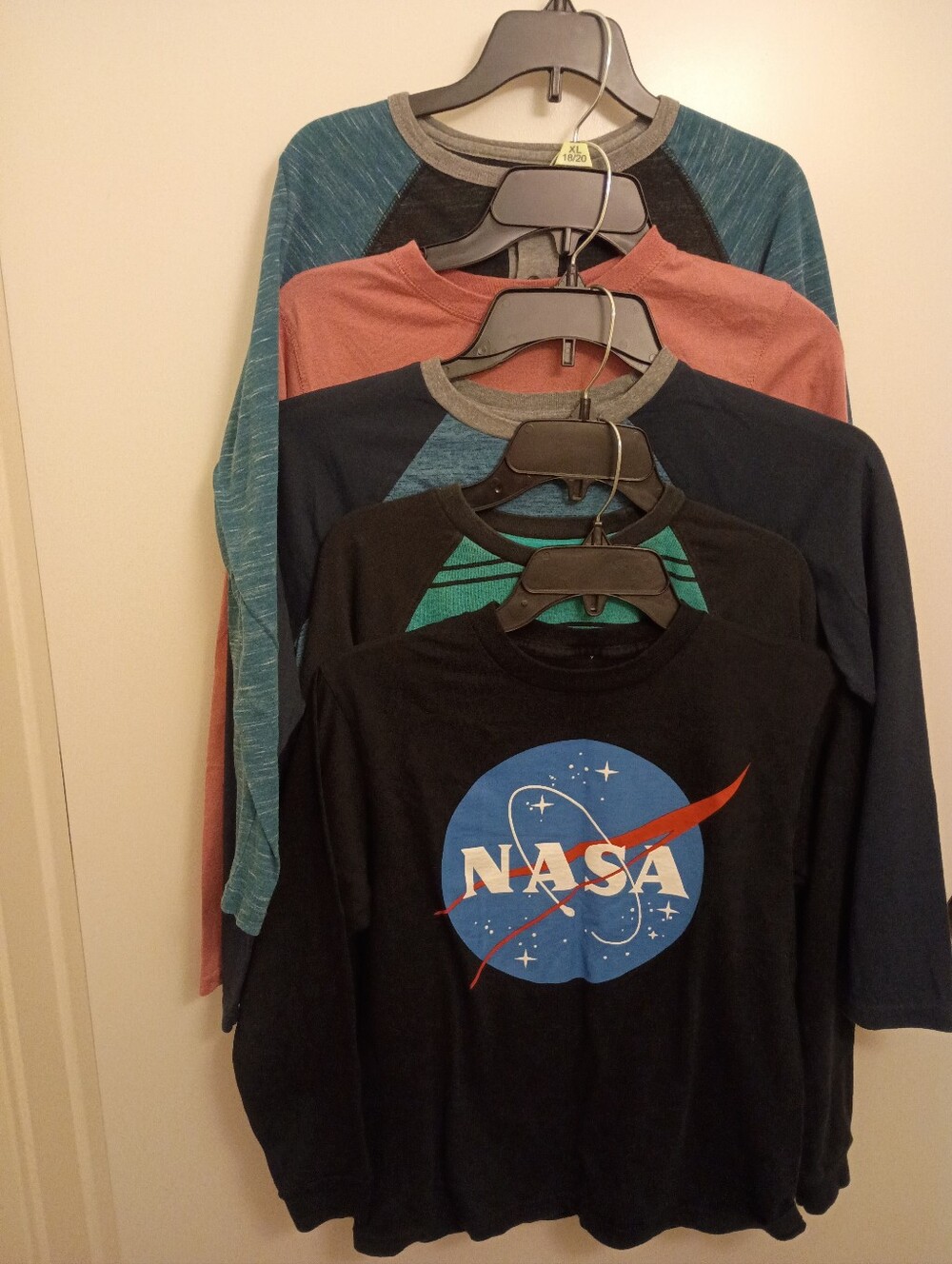Graphic Youth Long-Sleeve Tee Bundle Of 5 Size 14/16